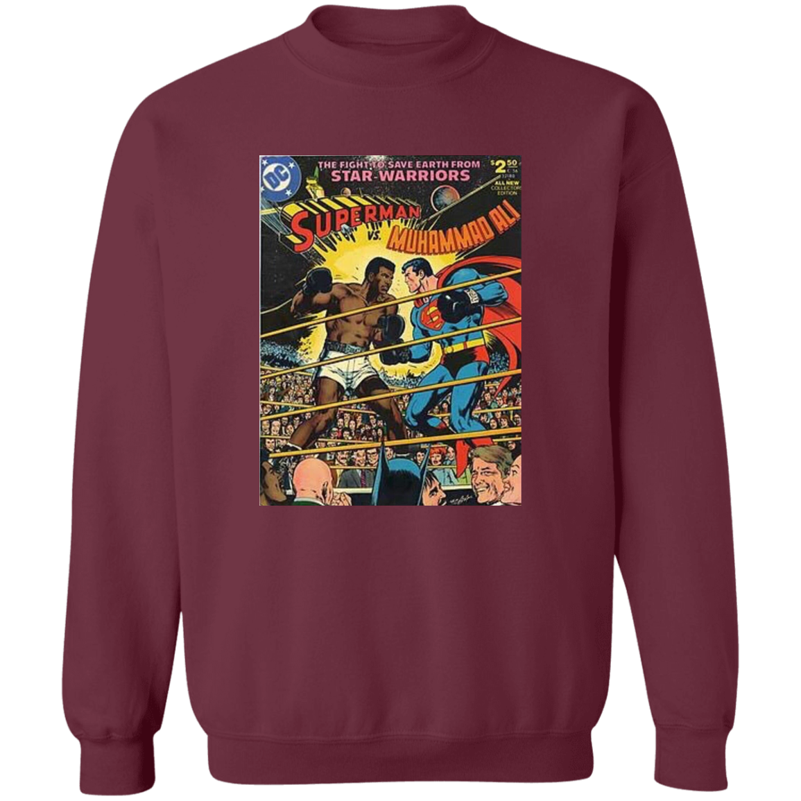 "SUPERMAN VS ALI" Crewneck Pullover Sweatshirt