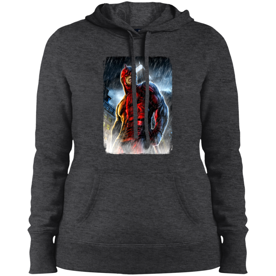 "THE MAN WITHOUT FEAR" Ladies' Pullover Hooded Sweatshirt