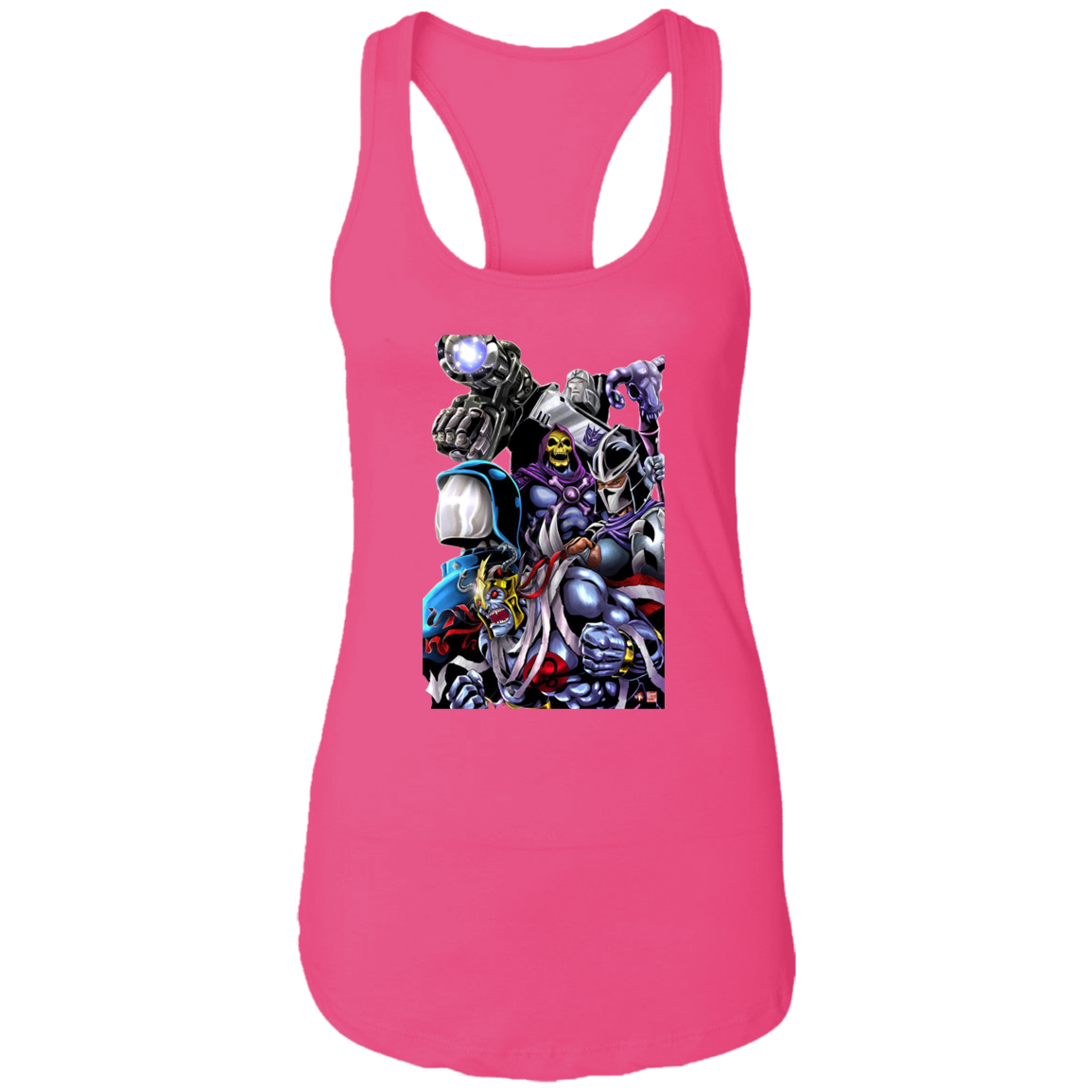 "80's EVIL" Ladies Ideal Racerback Tank