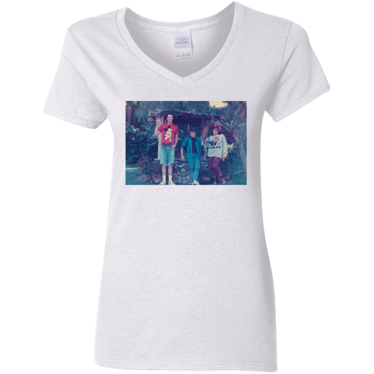 "DO YOU REMEMBER" Ladies' 5.3 oz. V-Neck T-Shirt