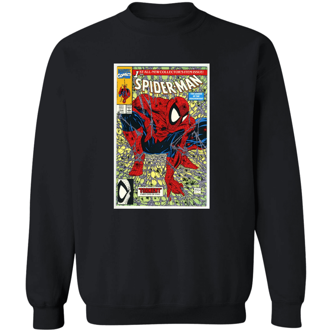 "NUMBER 1" Crewneck Pullover Sweatshirt