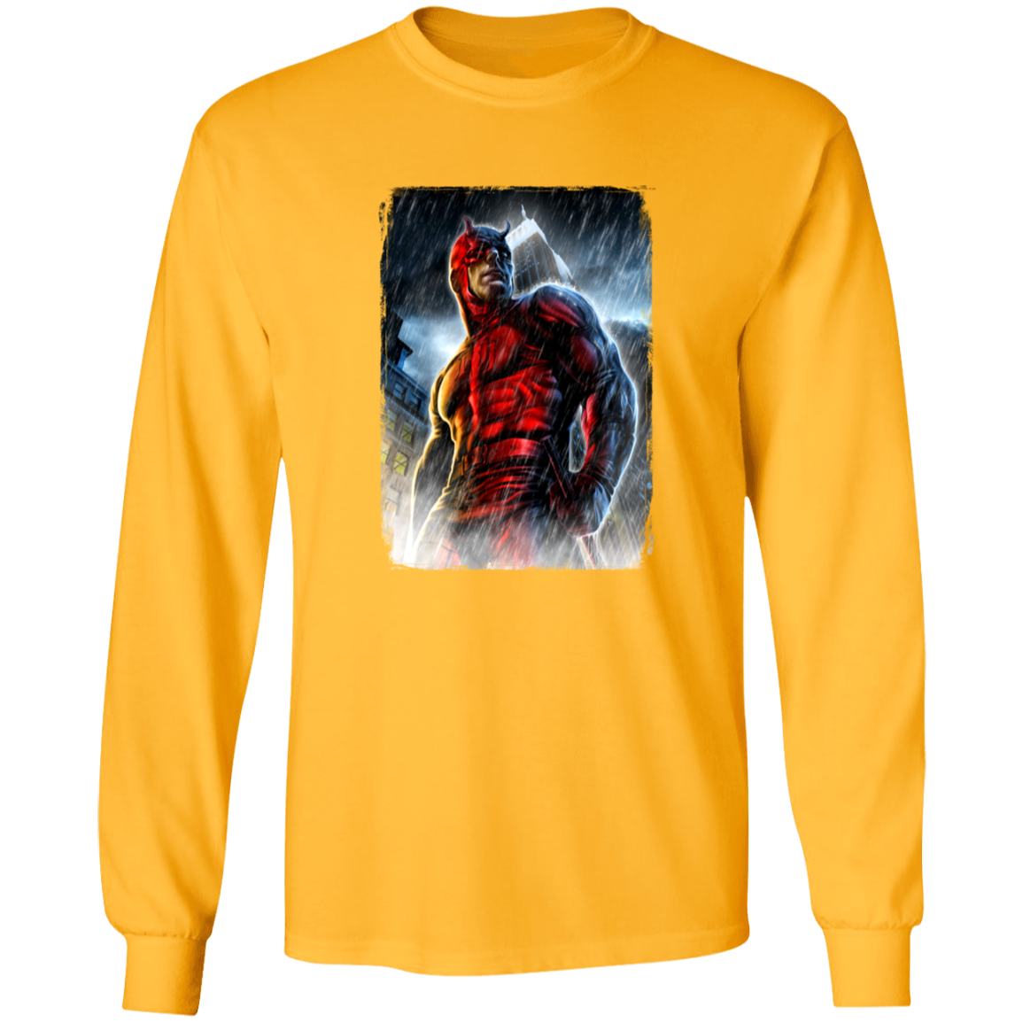 "THE MAN WITHOUT FEAR" LS Ultra Cotton T-Shirt