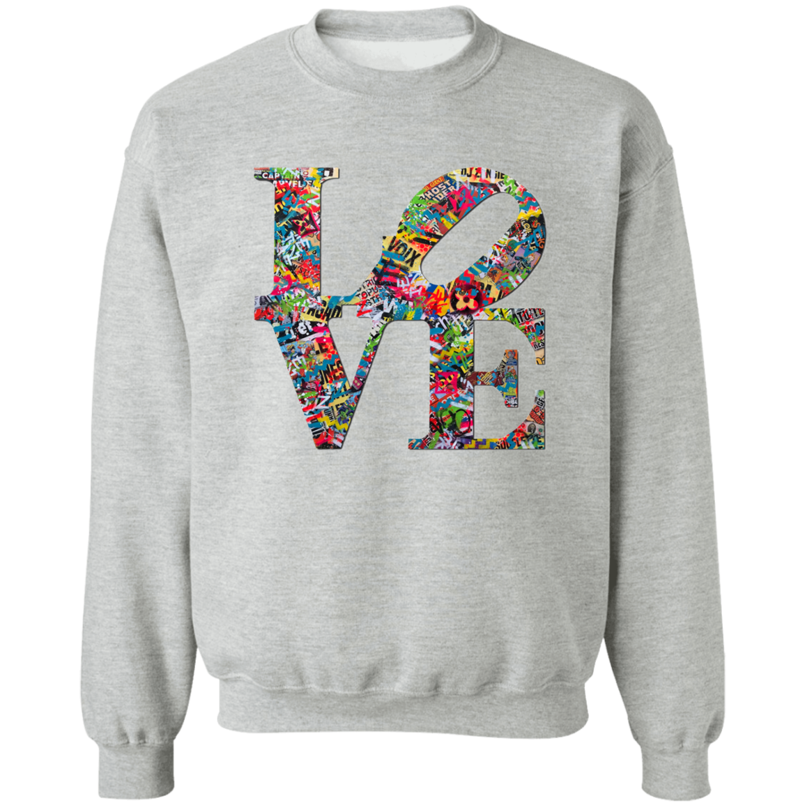 "LOVE 2.0" Crewneck Pullover Sweatshirt