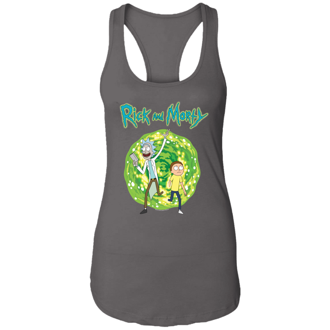 "RICK AND MORTY" Ladies Ideal Racerback Tank