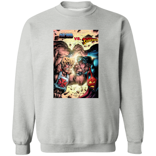 "HE-MAN VS SUPERMAN" Crewneck Pullover Sweatshirt