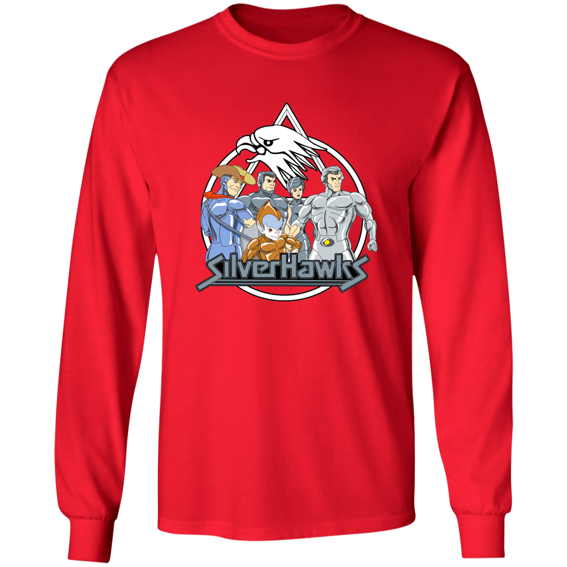 "SILVERHAWKS" LS Ultra Cotton T-Shirt