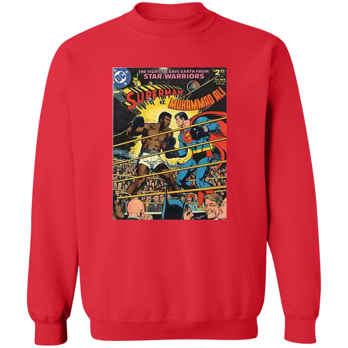 "SUPERMAN VS ALI" Crewneck Pullover Sweatshirt