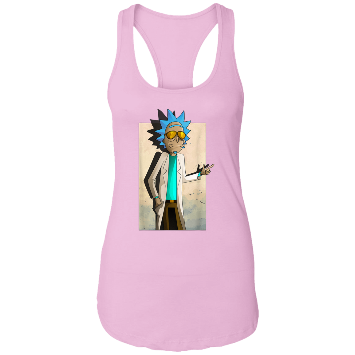 "COOL RICK" Ladies Ideal Racerback Tank