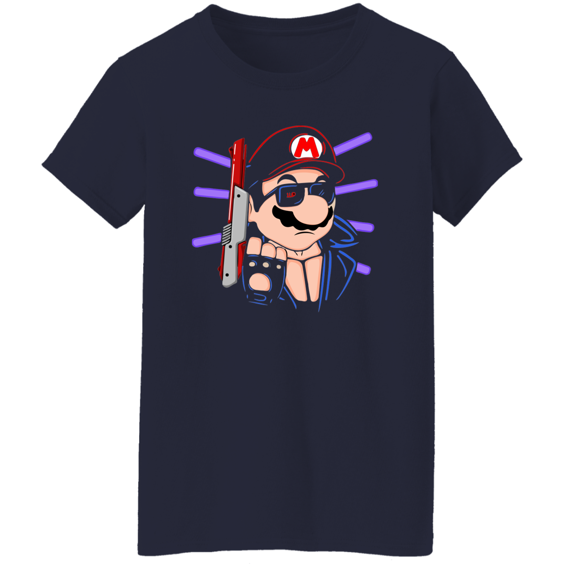 "MARIO TERMINATOR" Ladies' 5.3 oz. T-Shirt