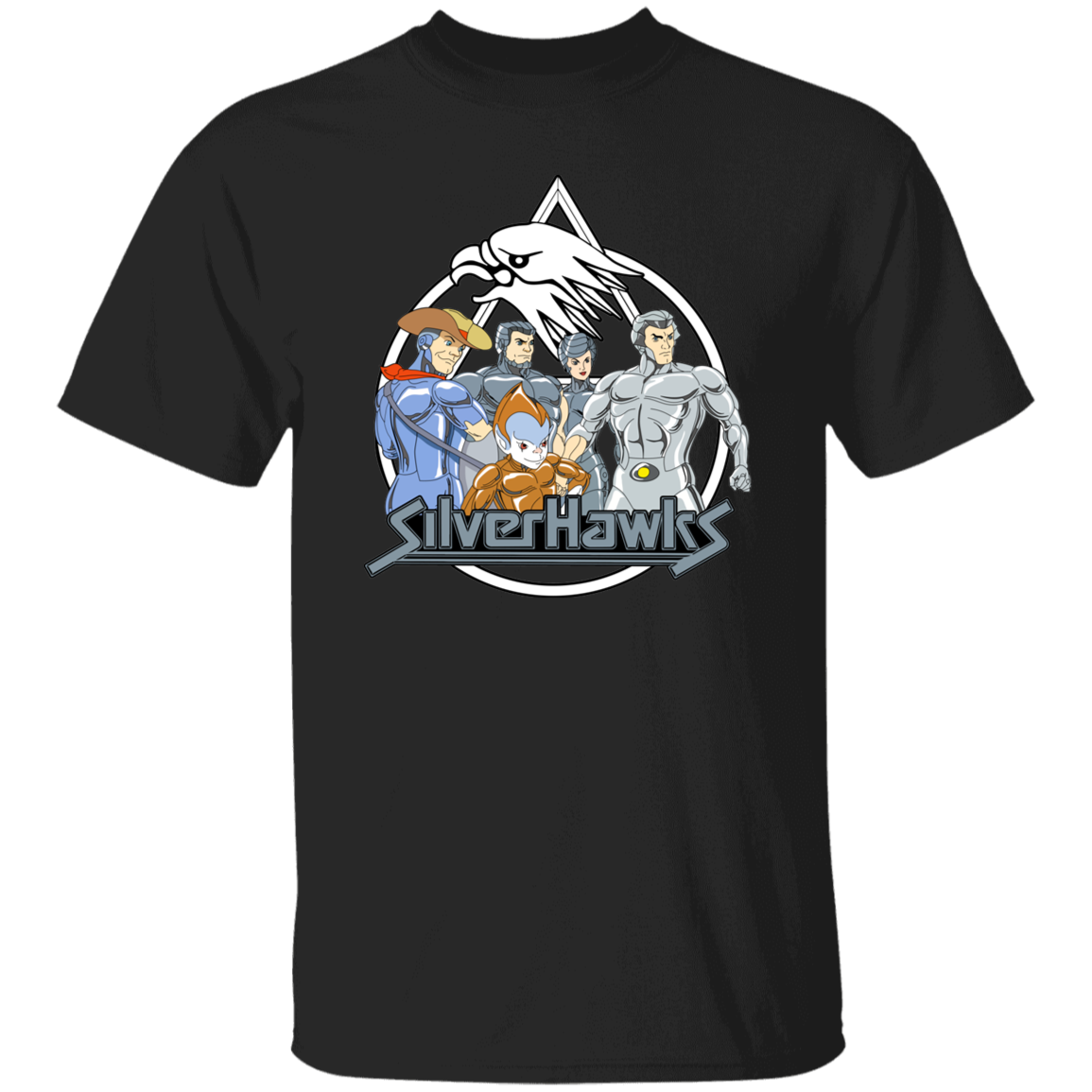 "SILVERHAWKS" 5.3 oz. T-Shirt