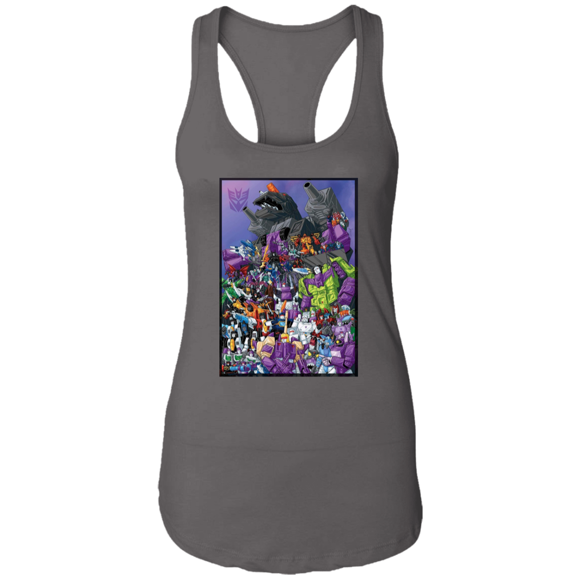 "DECEPTICONS UNITE" Ladies Ideal Racerback Tank