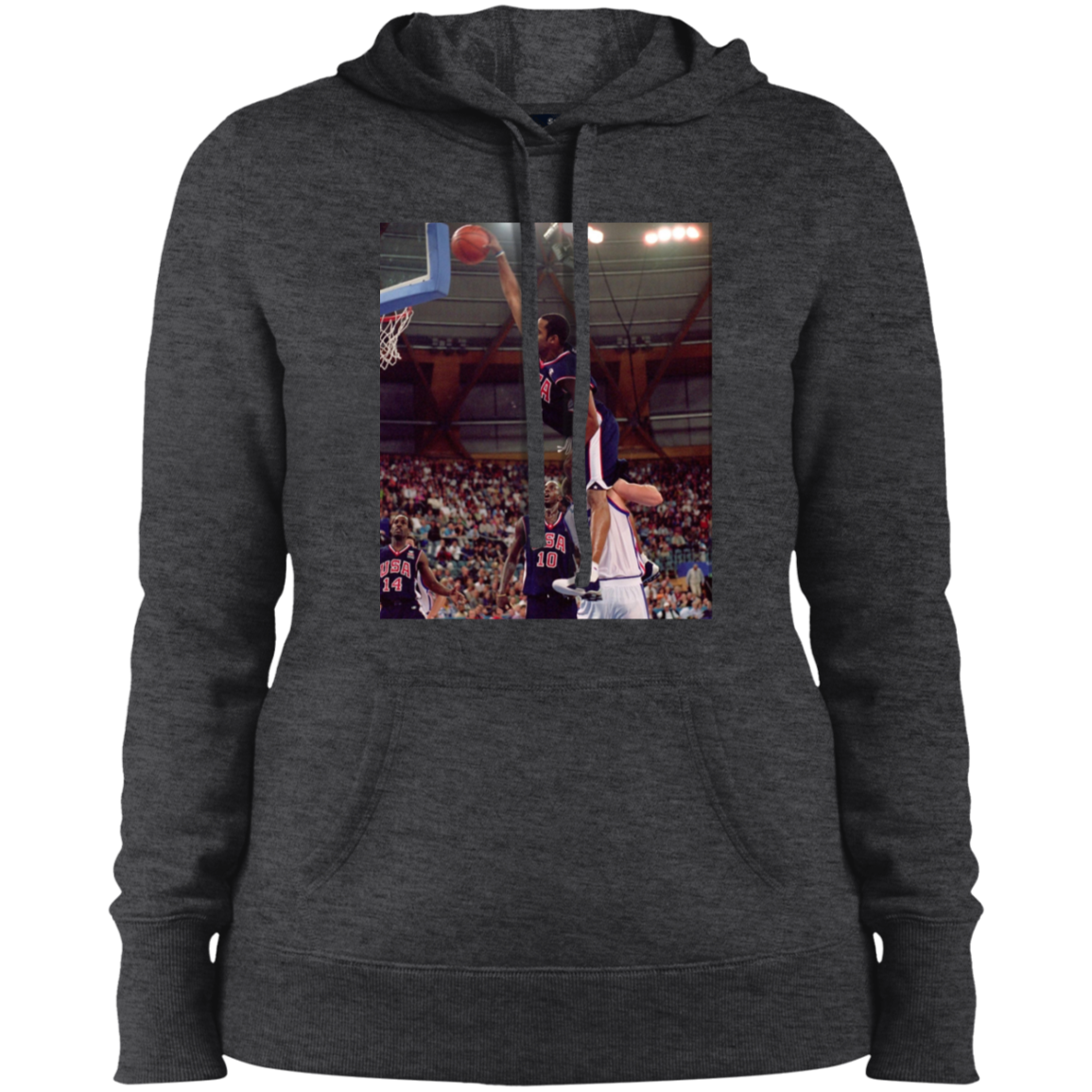 "HALF MAN HALF AMAZING" Ladies' Pullover Hooded Sweatshirt