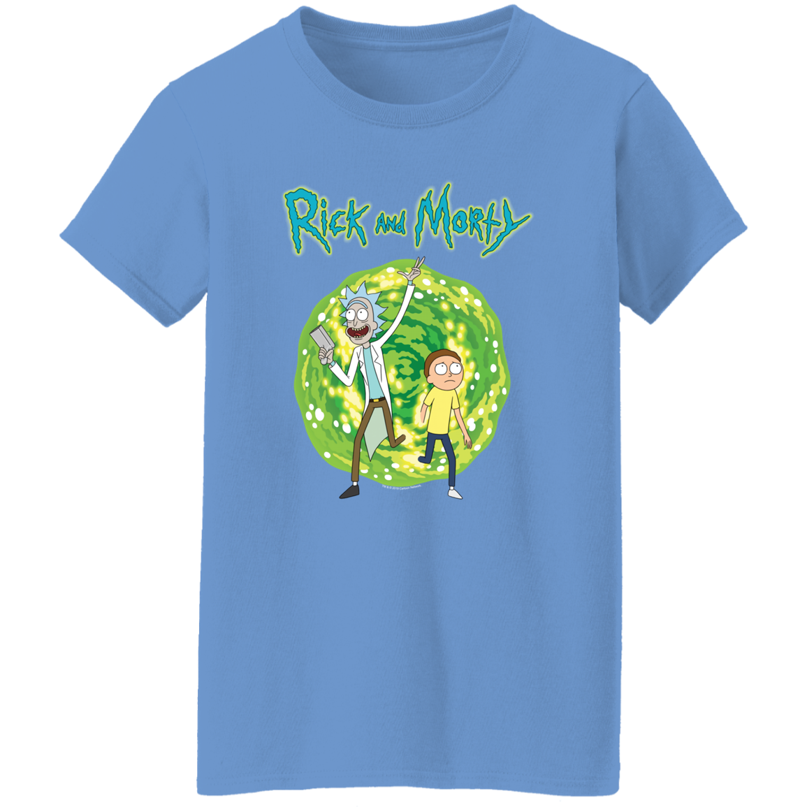 "RICK AND MORTY" Ladies' 5.3 oz. T-Shirt