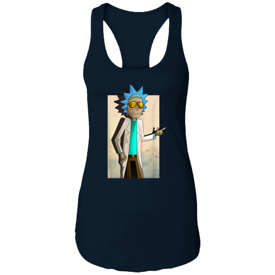 "COOL RICK" Ladies Ideal Racerback Tank