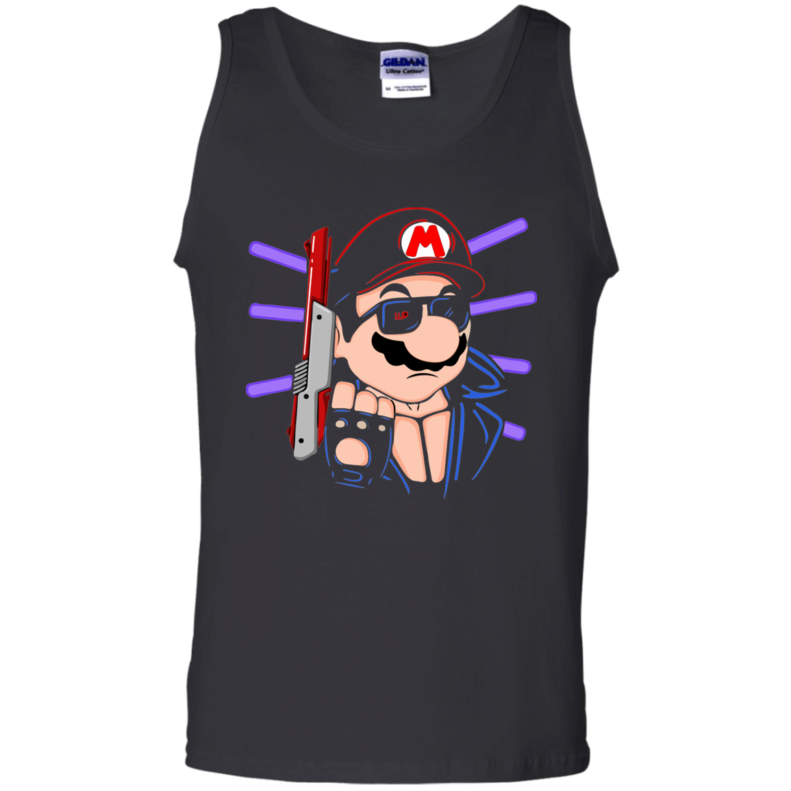 "MARIO TERMINATOR" 100% Cotton Tank Top