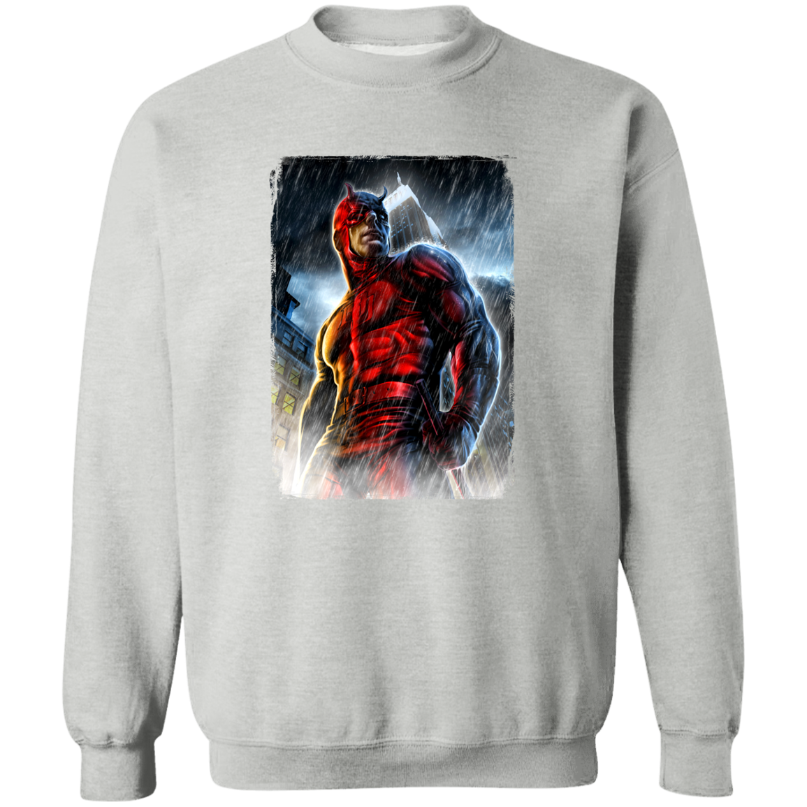 "THE MAN WITHOUT FEAR" Crewneck Pullover Sweatshirt