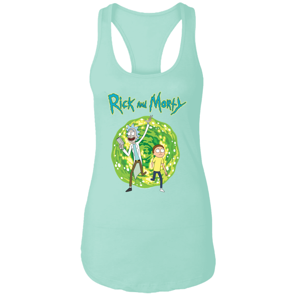 "RICK AND MORTY" Ladies Ideal Racerback Tank