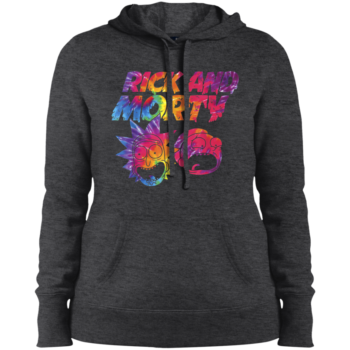 "ACID TRIP RICK AND MORTY" Ladies' Pullover Hooded Sweatshirt