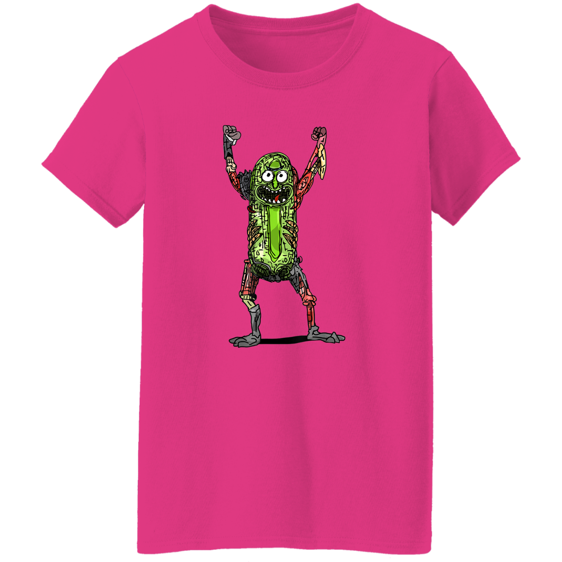 "PICKLE RICK" Ladies' 5.3 oz. T-Shirt