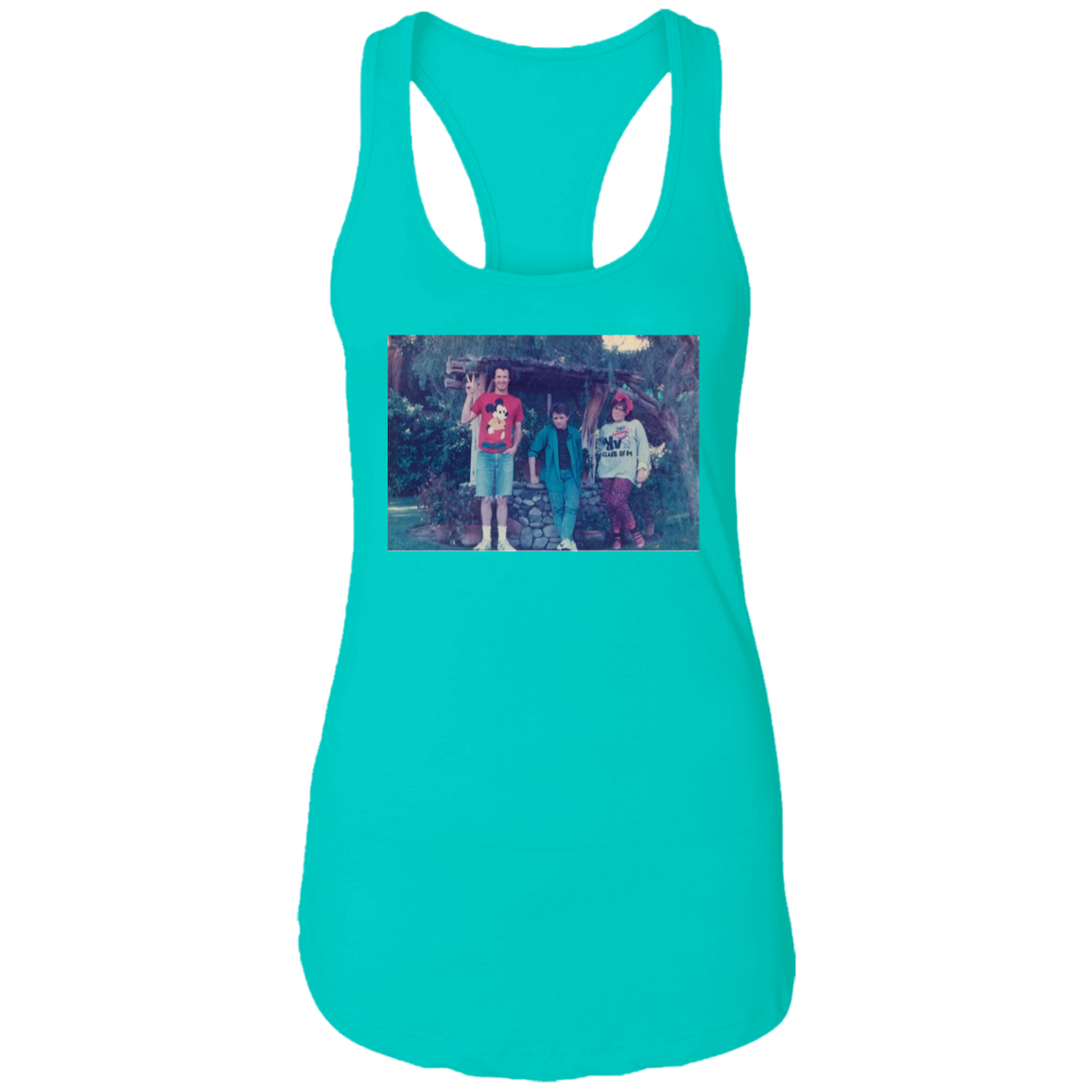 "DO YOU REMEMBER" Ladies Ideal Racerback Tank