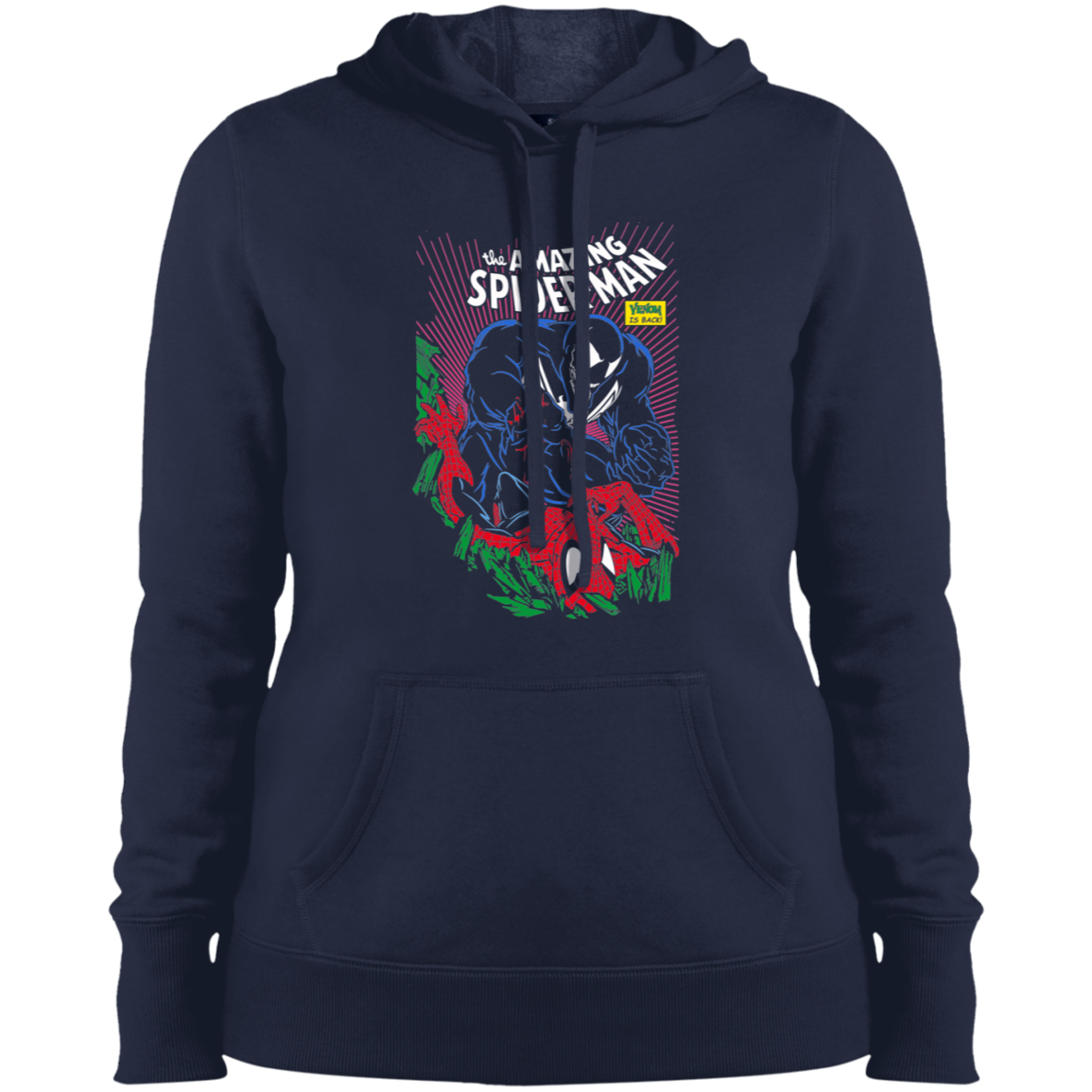 "VENOM IS BACK" Ladies' Pullover Hooded Sweatshirt