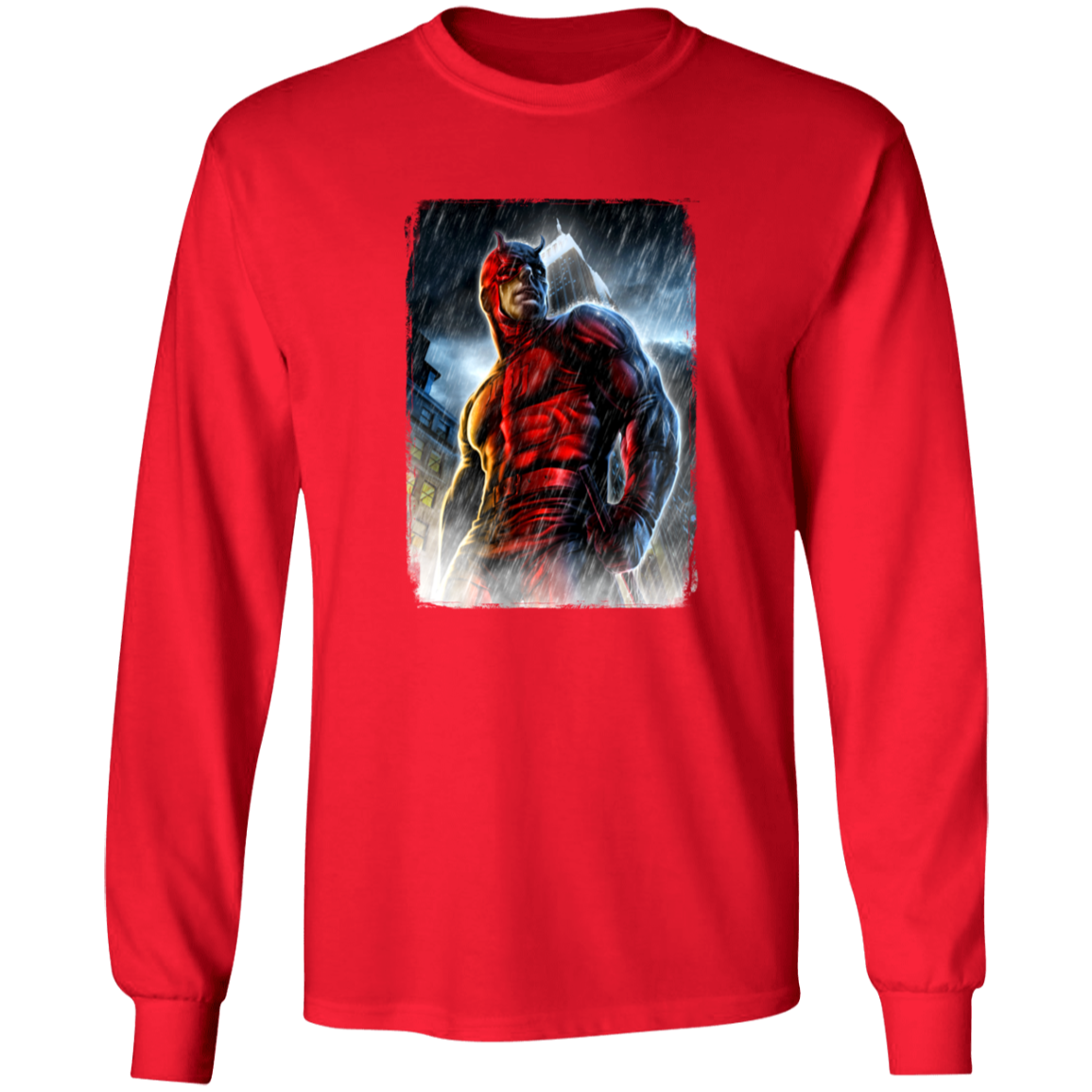 "THE MAN WITHOUT FEAR" LS Ultra Cotton T-Shirt