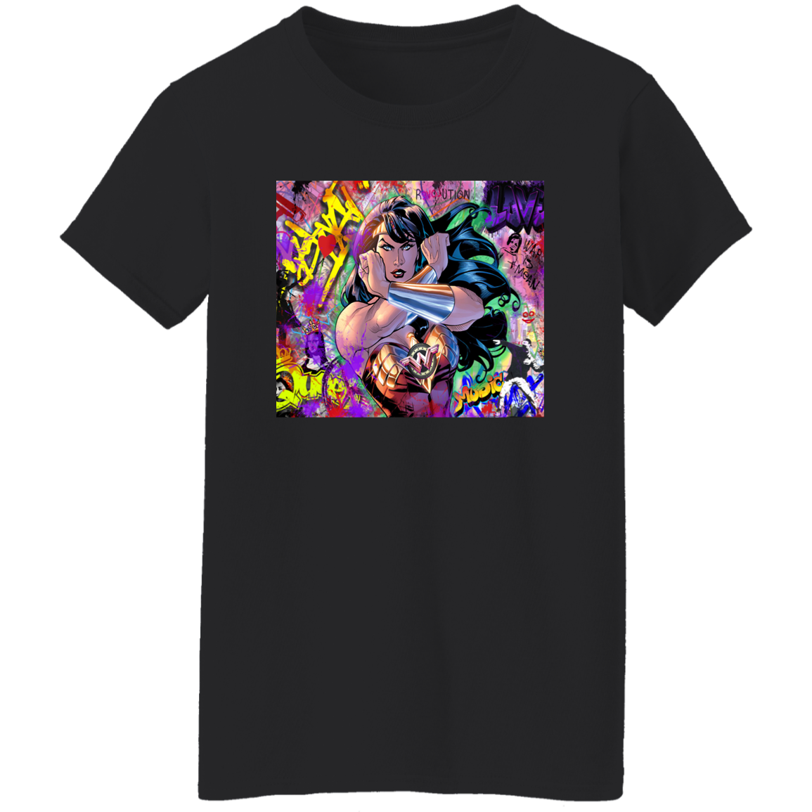 "WONDER WOMAN" Ladies' 5.3 oz. T-Shirt