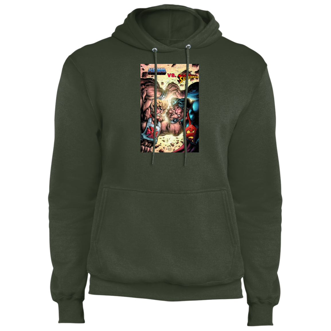 "HE-MAN VS SUPERMAN" Core Fleece Pullover Hoodie