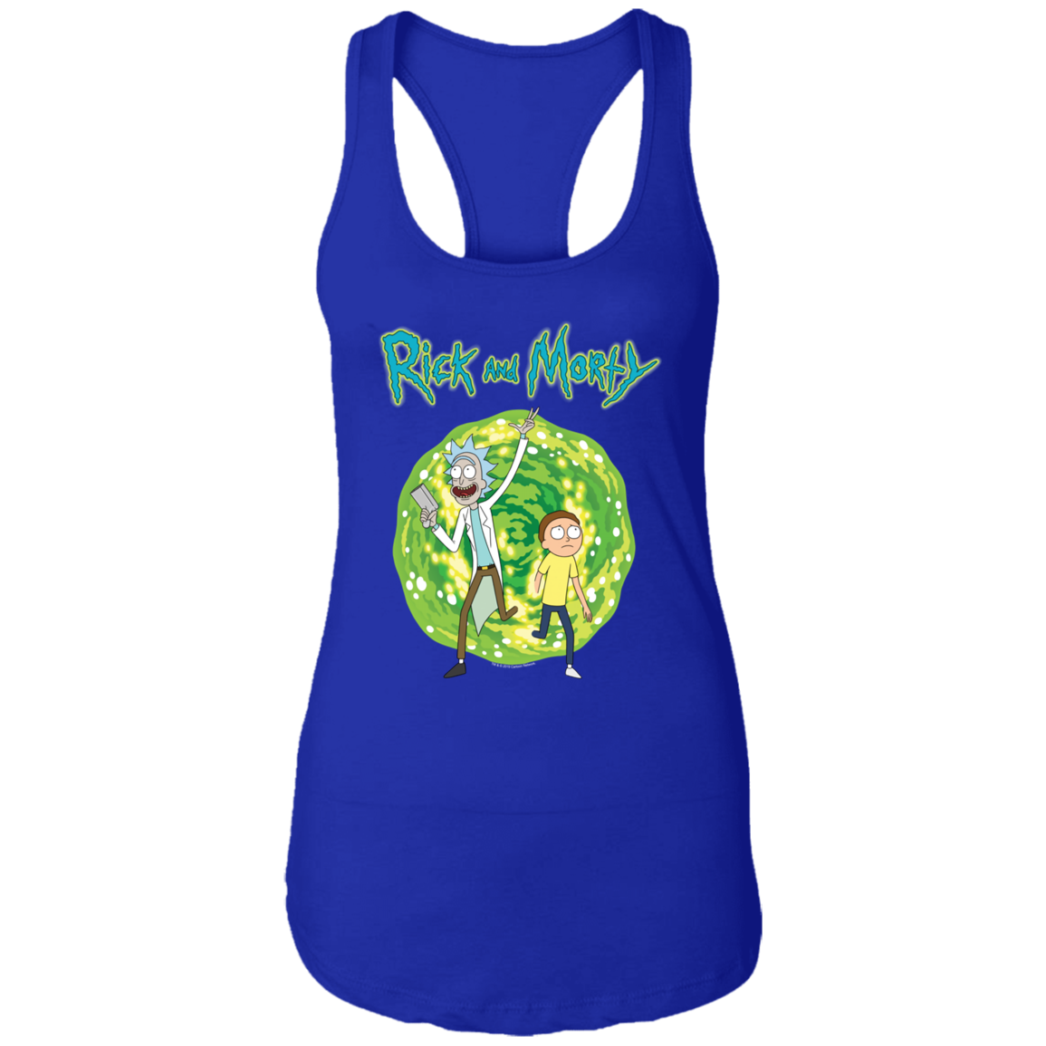 "RICK AND MORTY" Ladies Ideal Racerback Tank