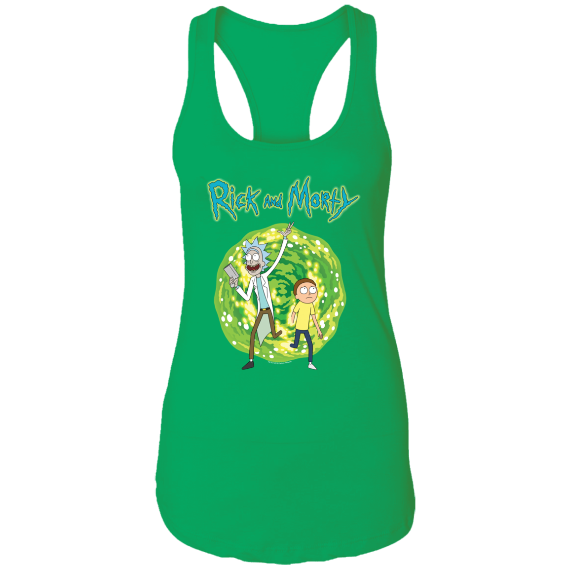 "RICK AND MORTY" Ladies Ideal Racerback Tank