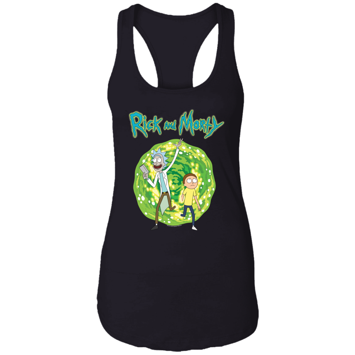 "RICK AND MORTY" Ladies Ideal Racerback Tank