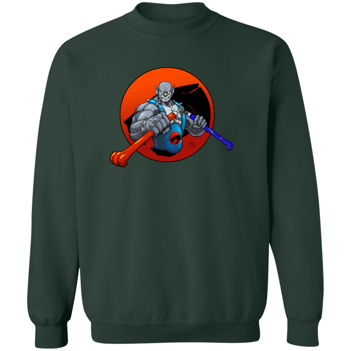 "PANTHRO" Crewneck Pullover Sweatshirt