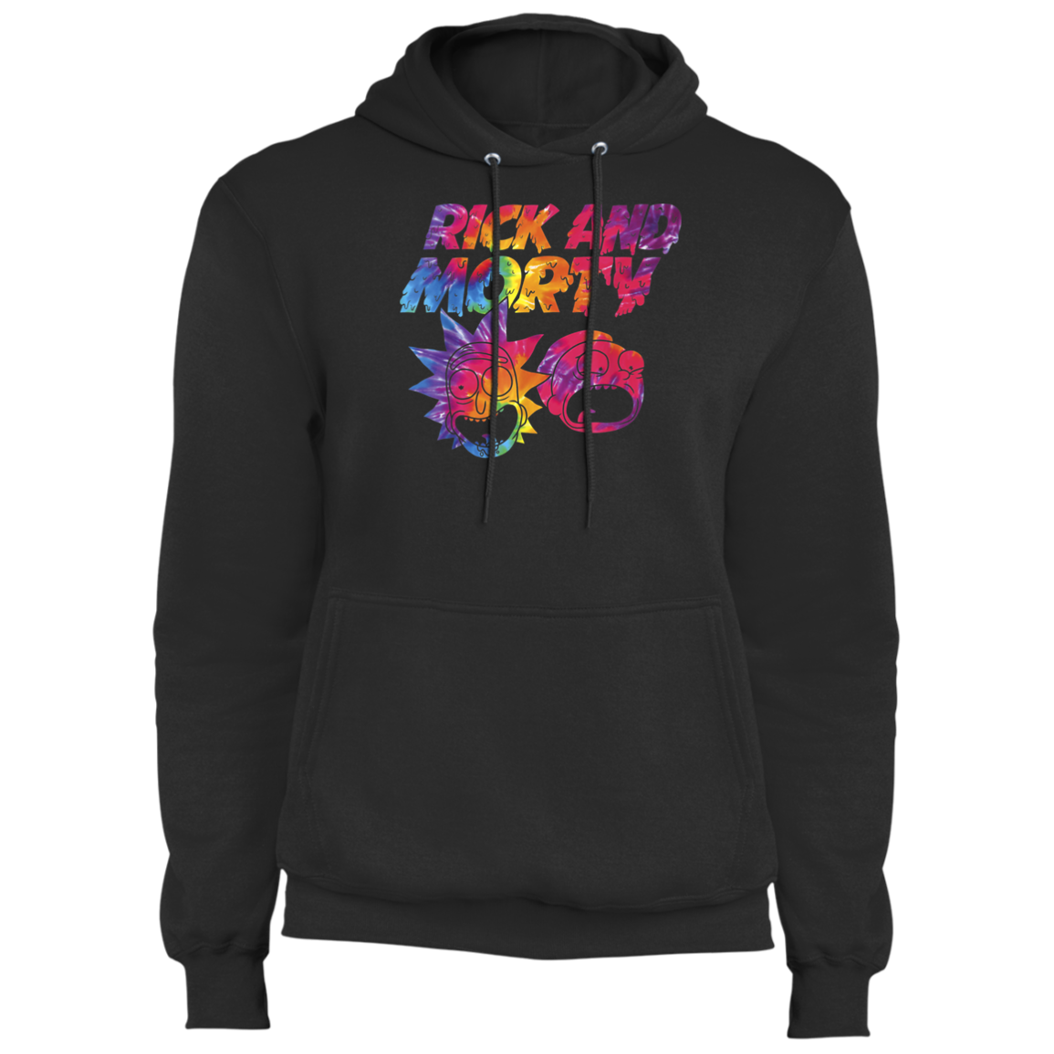 "ACID TRIP RICK AND MORTY" Core Fleece Pullover Hoodie