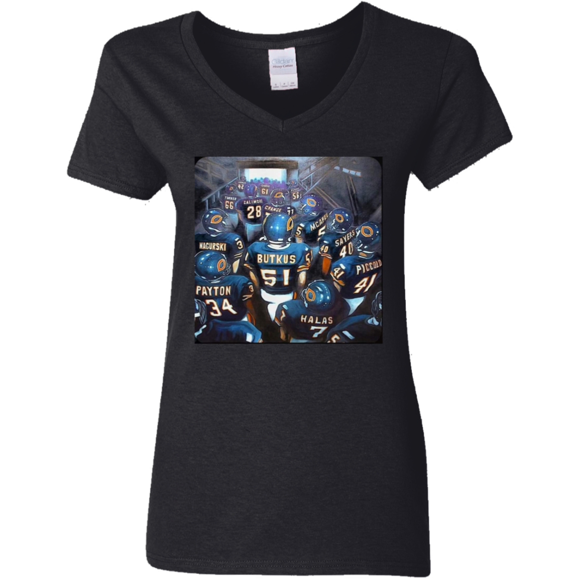 "MONSTERS OF THE MIDWAY" Ladies' 5.3 oz. V-Neck T-Shirt