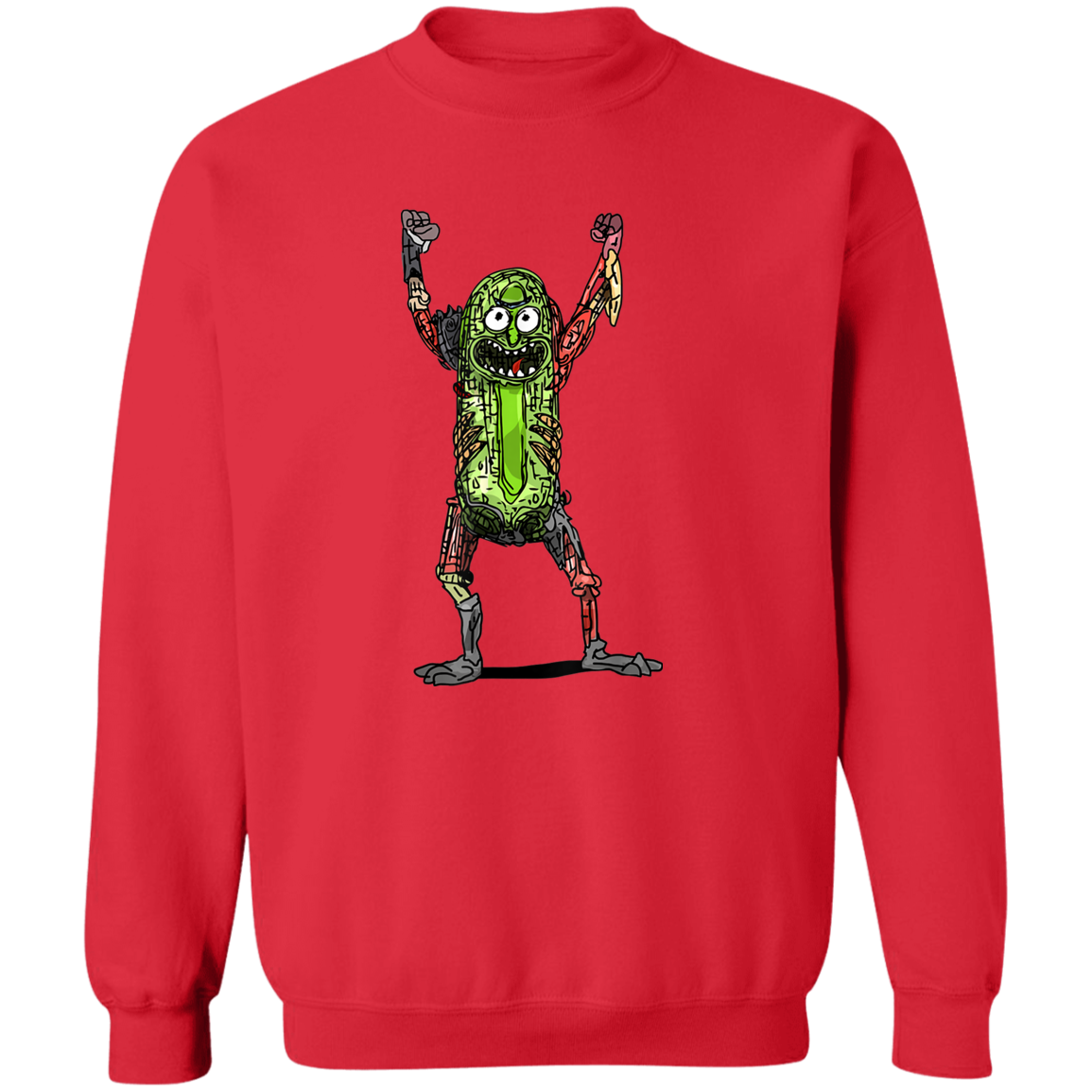 "PICKLE RICK" Crewneck Pullover Sweatshirt