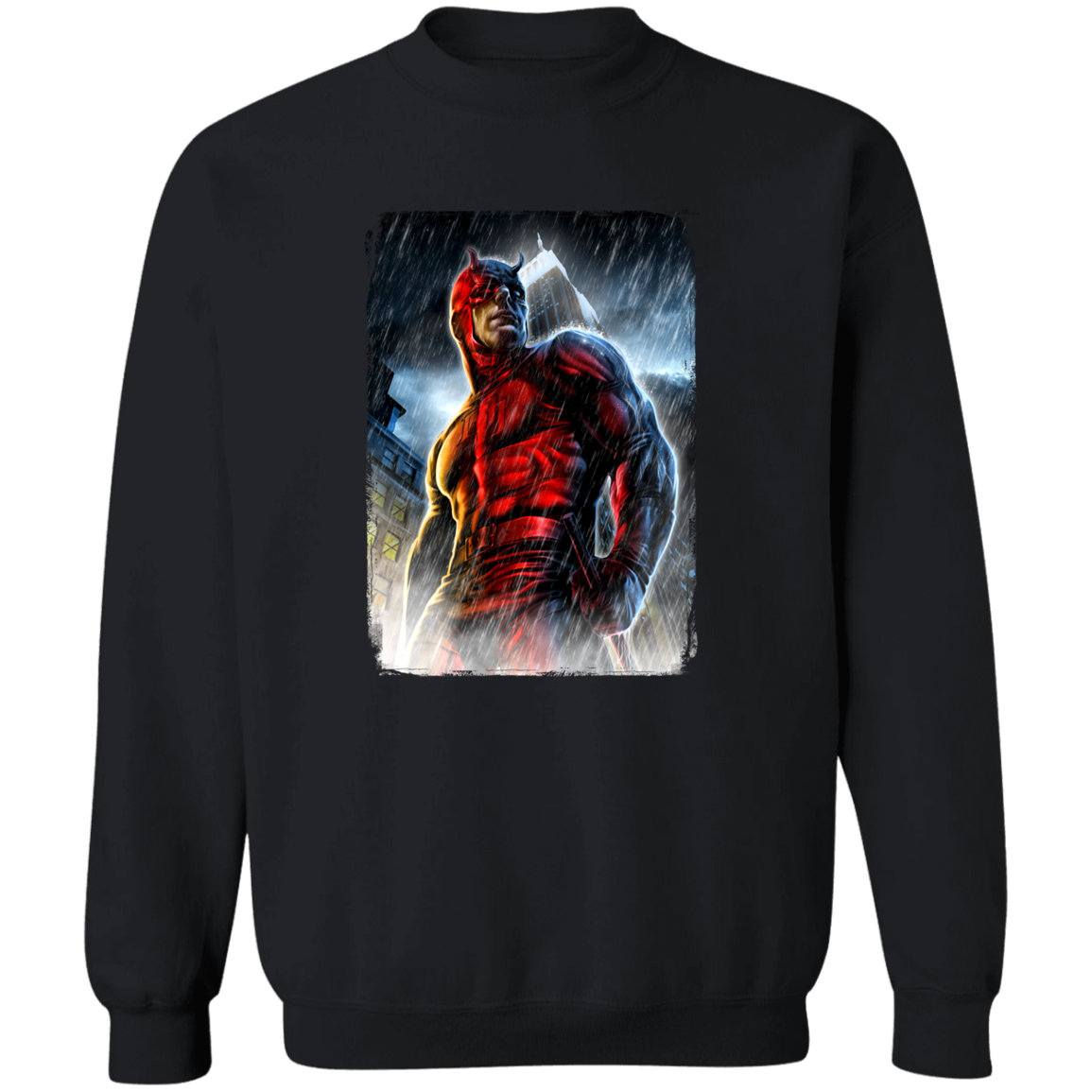 "THE MAN WITHOUT FEAR" Crewneck Pullover Sweatshirt