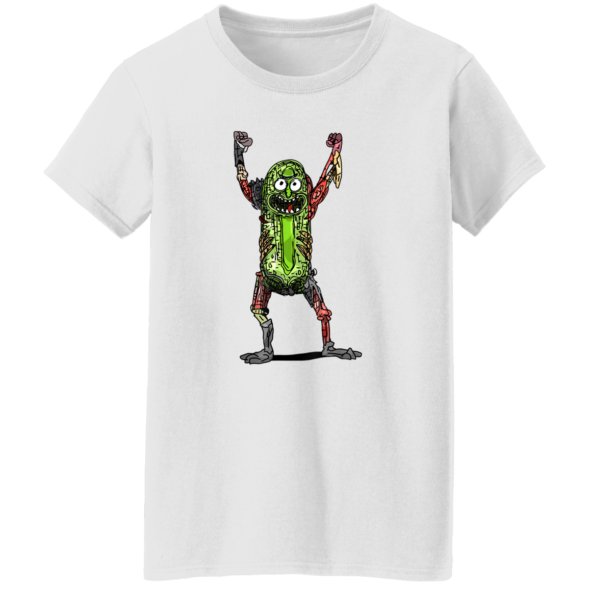 "PICKLE RICK" Ladies' 5.3 oz. T-Shirt