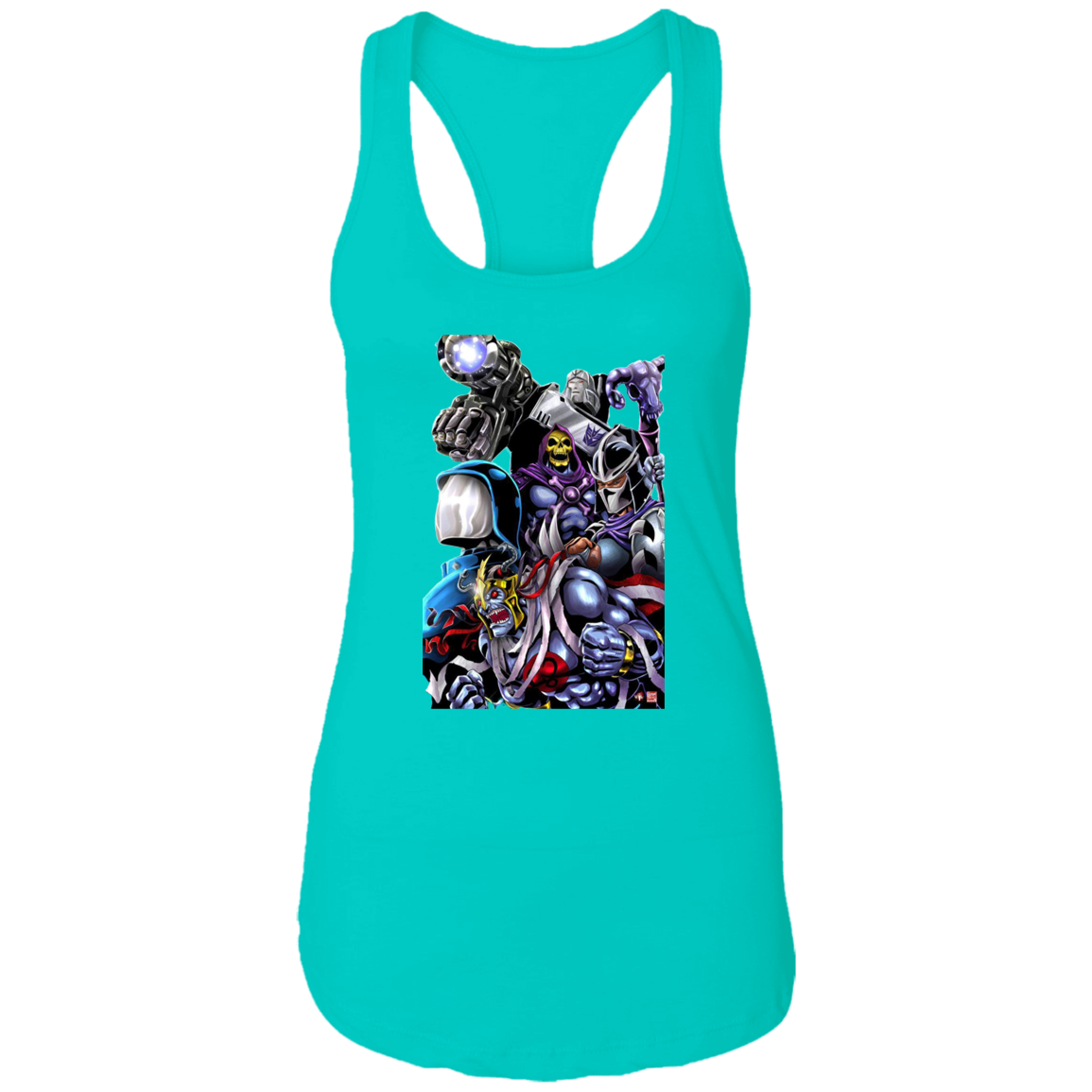 "80's EVIL" Ladies Ideal Racerback Tank