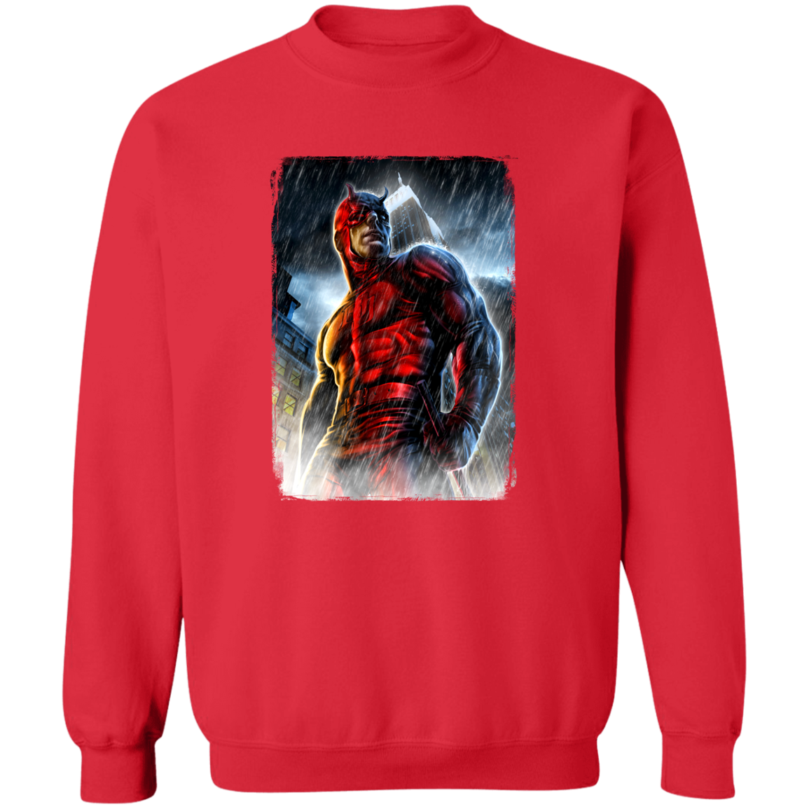 "THE MAN WITHOUT FEAR" Crewneck Pullover Sweatshirt