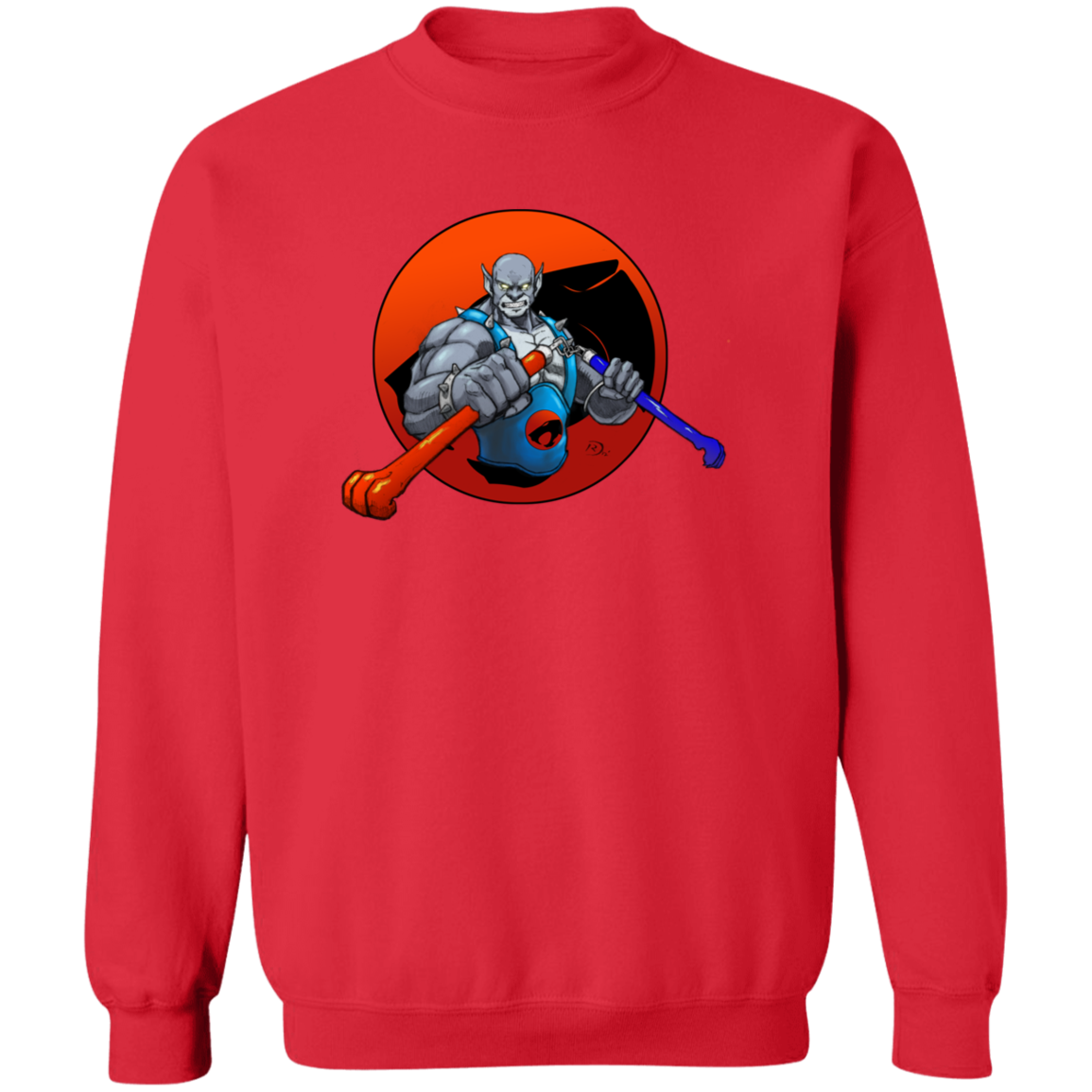 "PANTHRO" Crewneck Pullover Sweatshirt