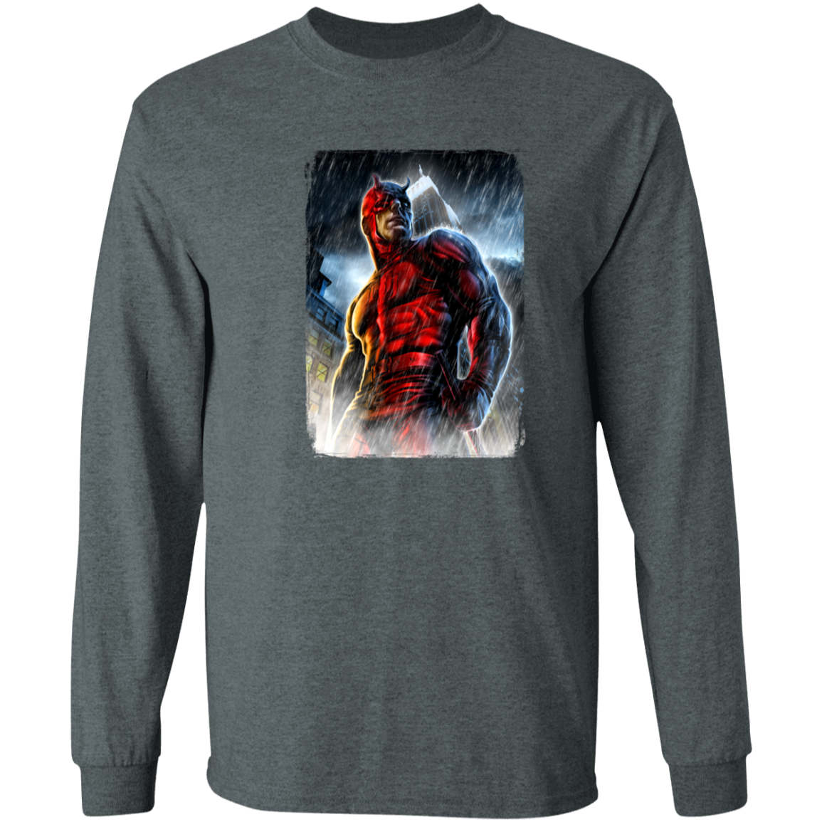 "THE MAN WITHOUT FEAR" LS Ultra Cotton T-Shirt