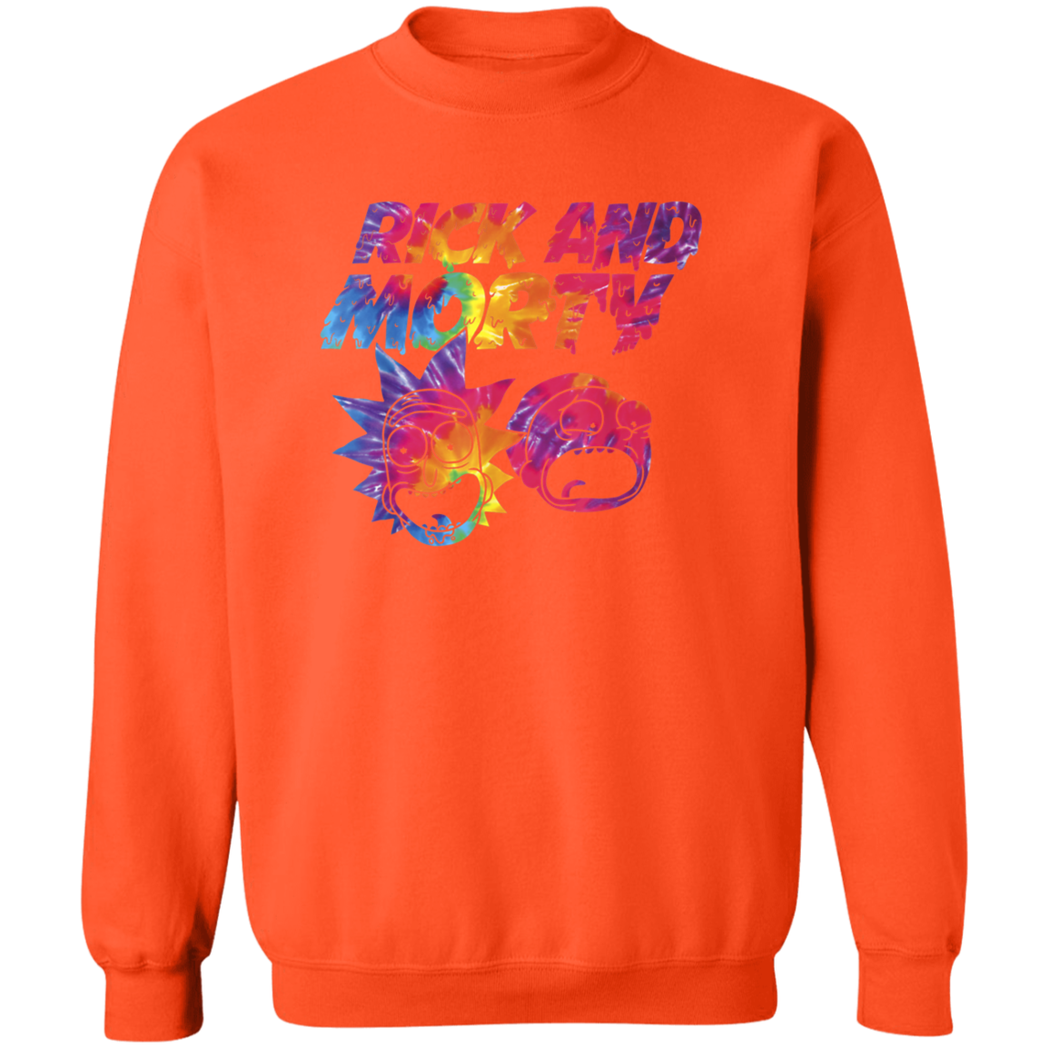 "ACID TRIP RICK AND MORTY" Crewneck Pullover Sweatshirt