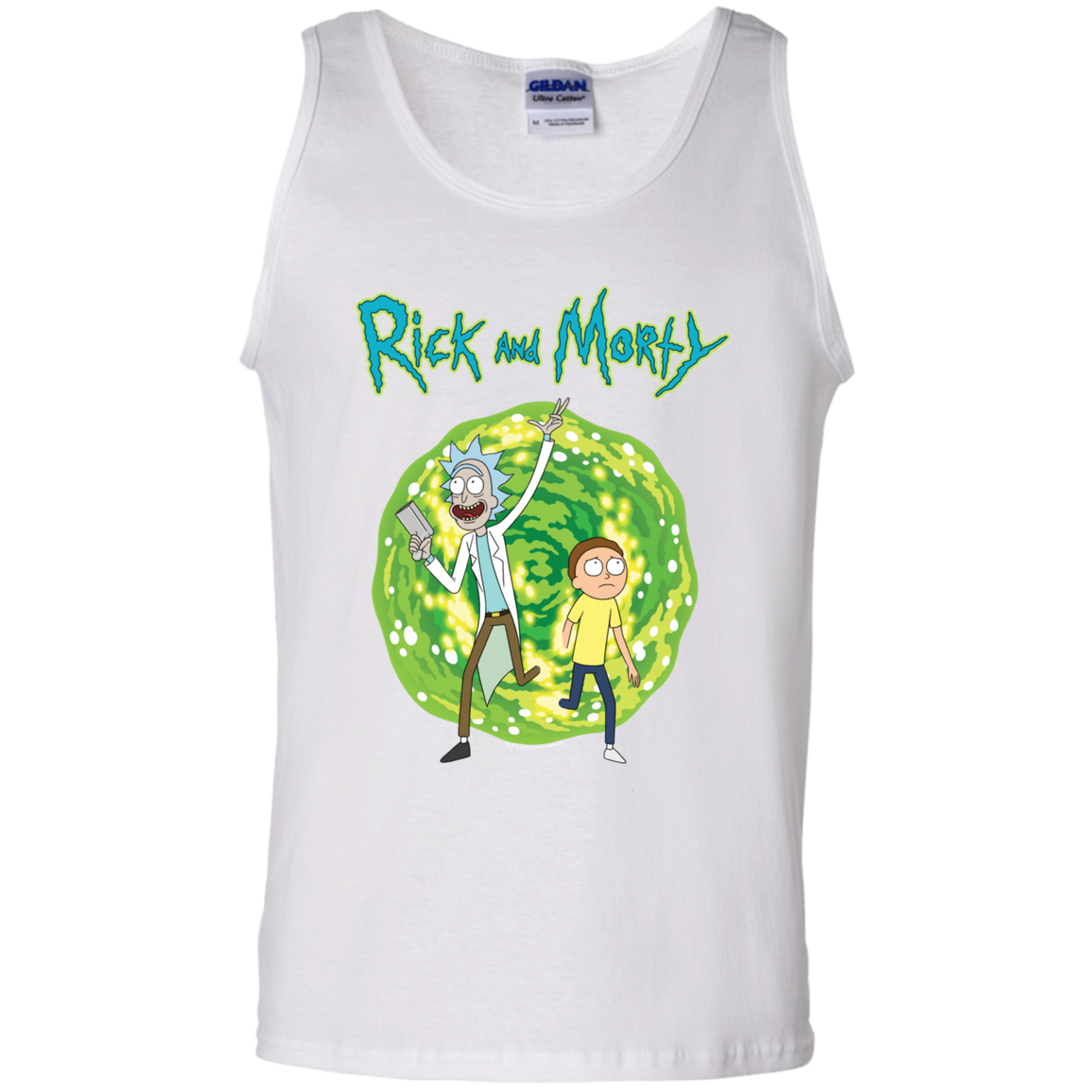 "RICK AND MORTY" 100% Cotton Tank Top