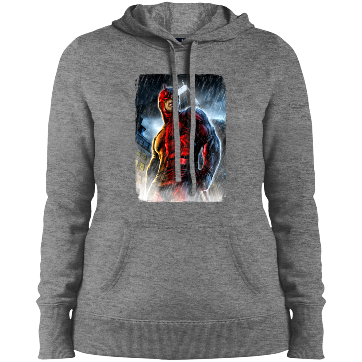 "THE MAN WITHOUT FEAR" Ladies' Pullover Hooded Sweatshirt