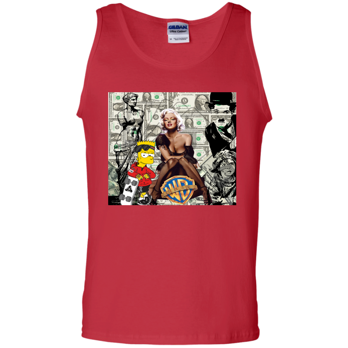 "MONEY MAKING MARILYN" 100% Cotton Tank Top