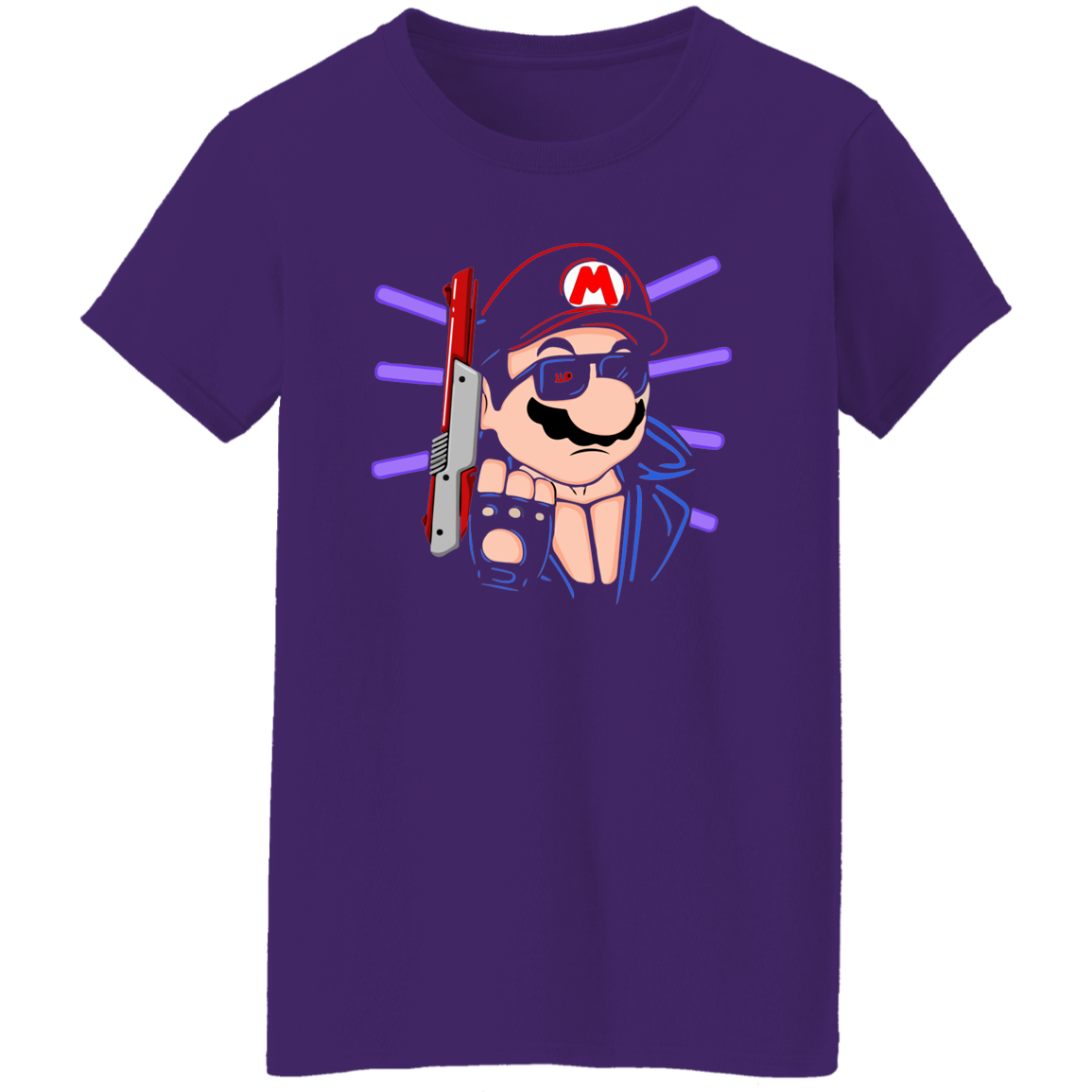 "MARIO TERMINATOR" Ladies' 5.3 oz. T-Shirt