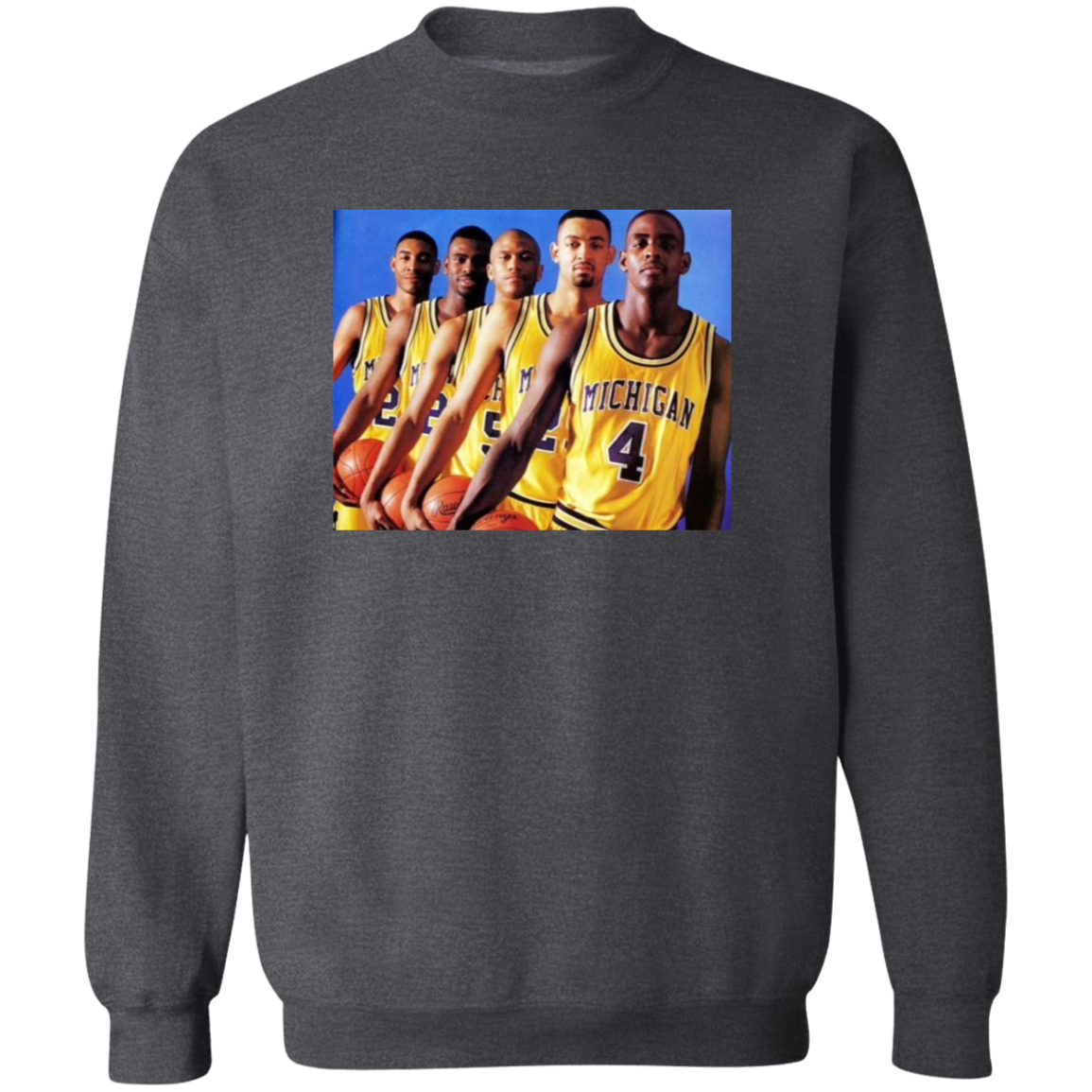 "FABFIVE" Crewneck Pullover Sweatshirt