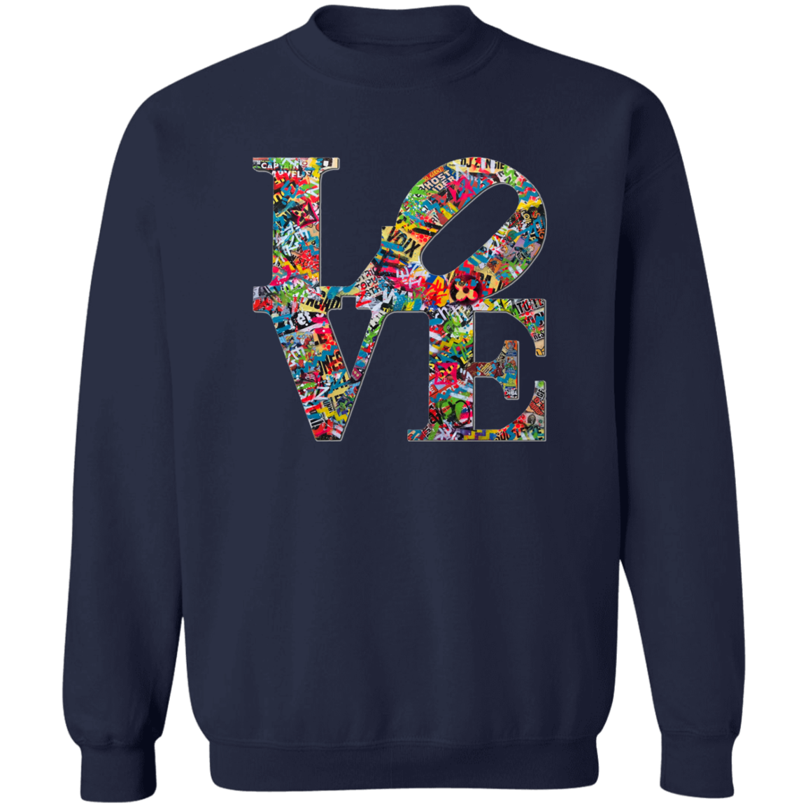 "LOVE 2.0" Crewneck Pullover Sweatshirt