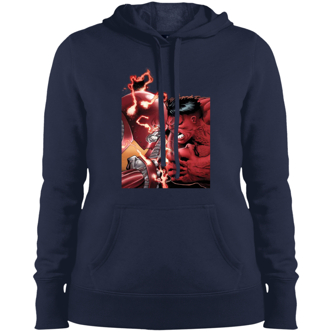 "THE ULTIMATE GRUDGE MATCH" Ladies' Pullover Hooded Sweatshirt