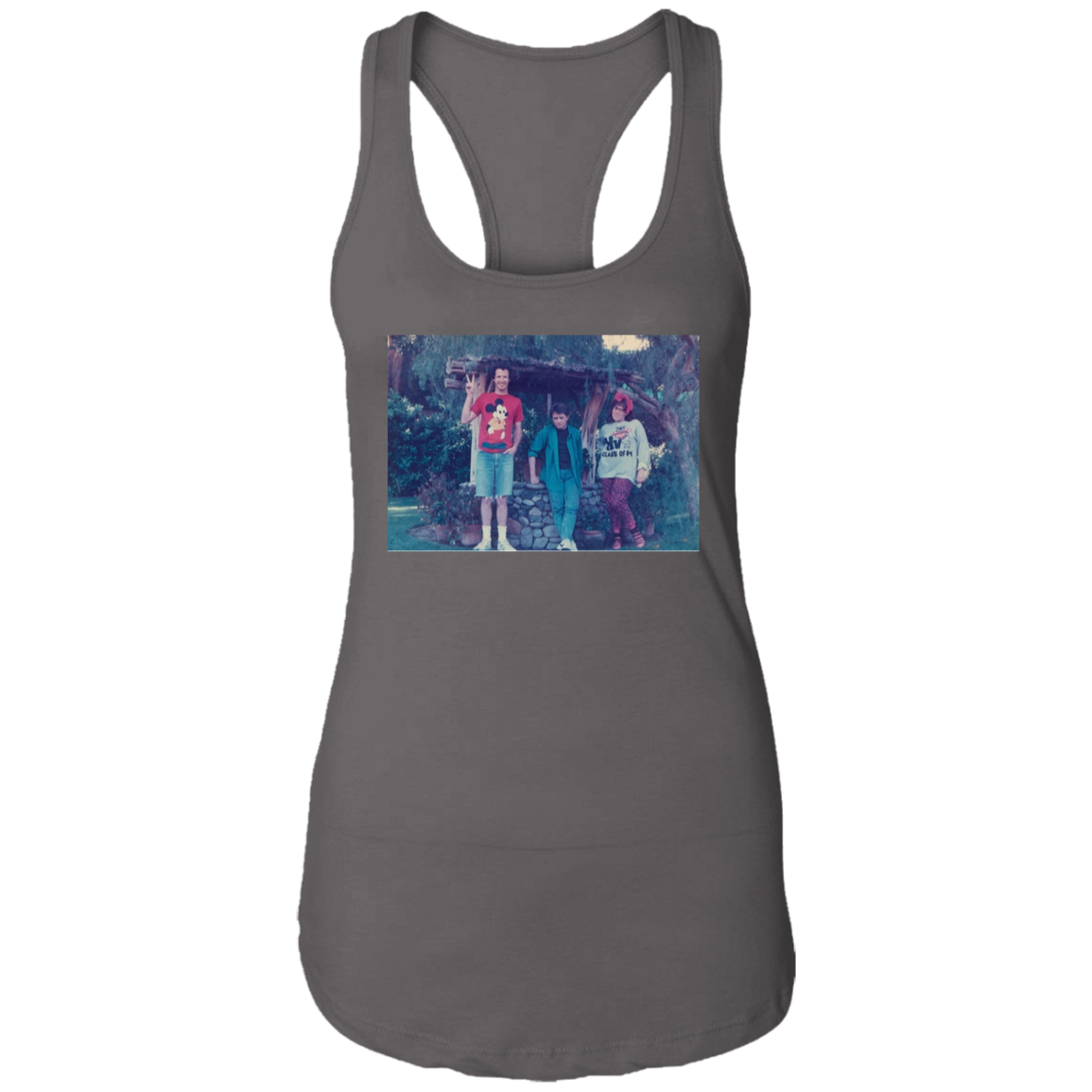 "DO YOU REMEMBER" Ladies Ideal Racerback Tank